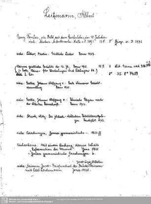 Leitzmann, Albert