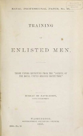 Professional papers. 18. 1885
