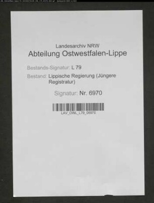 Versorgung der Bevölkerung mit Kleidung, Gen./Spez.