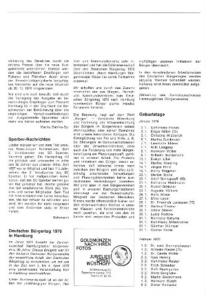 Deutscher Bürgertag 1976 in Hamburg