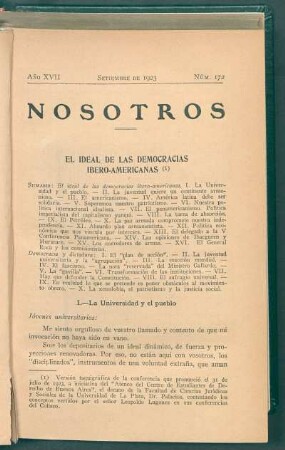 El ideal de las democracias ibero-americanas