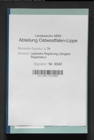 Bewilligte Aufwandsentschädigungen, Teil 16 (Nr. 767-782)