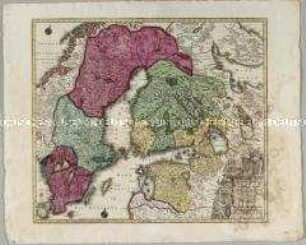 Nova Mappa Geographica Sueciae ac Gothiae Regna ut et Finlandiae Ducatum ac Lapponiam