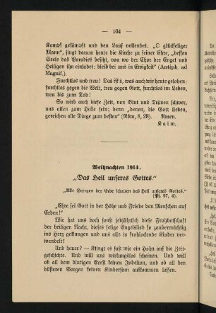 104-118, 14. Weihnachten 1914