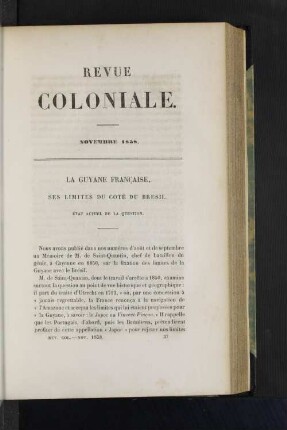La Guyane Francaise