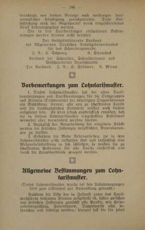 Vorbemerkungen zum Lohntarifmuster.
