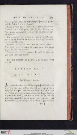 (Lettre CXCI -CC)