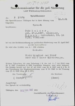 Salzer, Otto