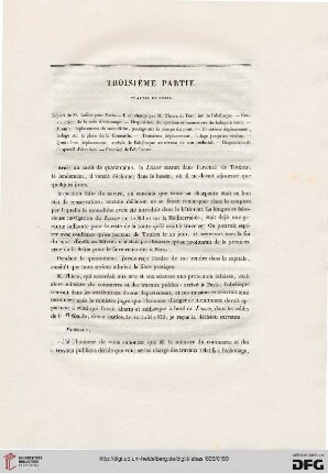 Troisième partie: Travail des Paris