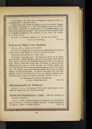 Rücktritt des Staatssekretärs v. Tirpitz.