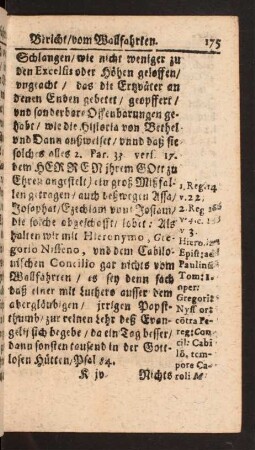 Bericht/ vom Geisseln.