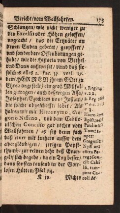 Bericht/ vom Geisseln.