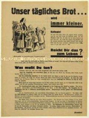 Aufruf der KPD an Frauen zur Reichstagswahl und Ankündigung einer Kundgebung am 9. September 1930