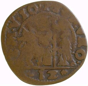 Münze, Soldo, 1658 - 1659