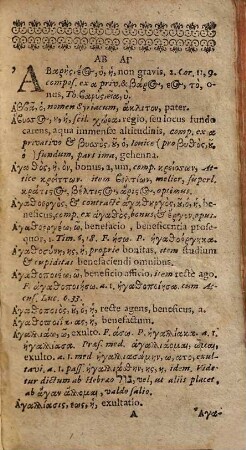 Georgii Pasoris Manvale Novi Testamenti