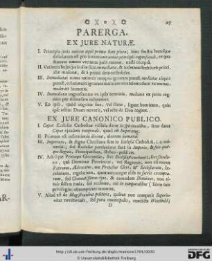 Parerga.