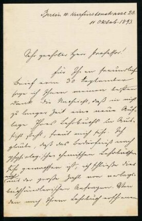 Berlin, 11.10.1893.