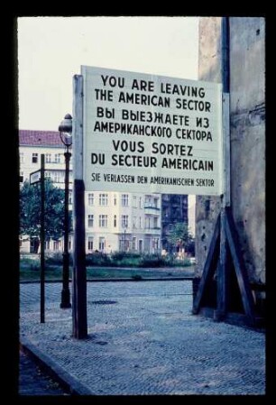 Sektorengrenze Kiehlufer 23.8.59.