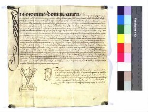 Notariatsinstrument des Benignus Schickh: "Resignatio Petri Naithard Provisoris". (Altrep. S. 19)