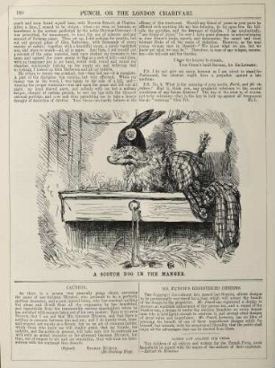 A Scotch dog in the manger