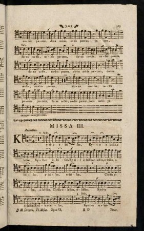 Missa III.