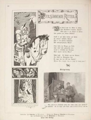 "Der sinnende Ritter" "Steigerung"