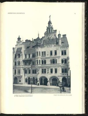 Tafel 82: Wohnhaus in Berlin, Motzstraße 53
