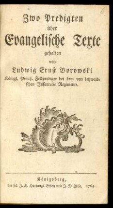 Zwo Predigten über Evangelische Texte