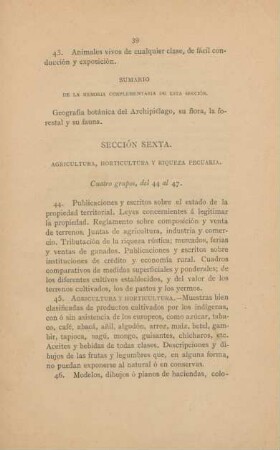 Sección sexta