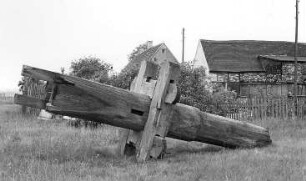 Delitzsch-Spröda. Bockmühle, Reste