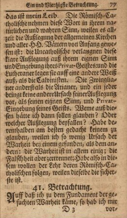 41. Betrachtung