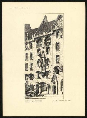 Tafel 4: Wohnhaus in Stuttgart