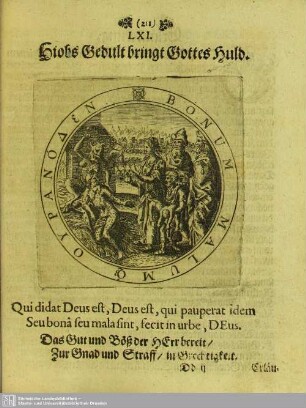 LXI [LVII]. Hiobs Gedult bringt Gottes Huld