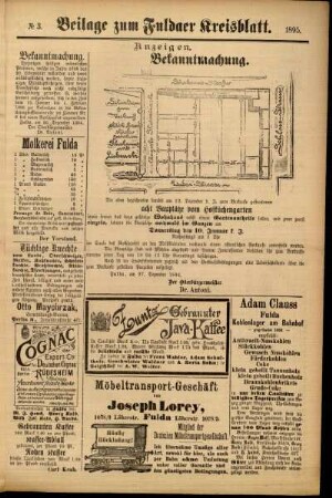 Zweite Ausgabe vom Samstag, den 05. Januar 1895.