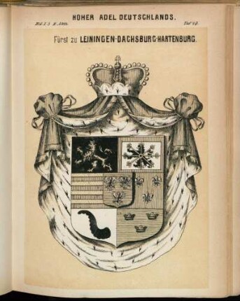 Taf. 47. Fürst zu Leiningen-Dachsburg-Hartenburg.