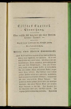 Eilftes Kapitel. - Zwölftes Kapitel.