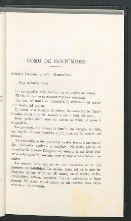 Como de costumbre