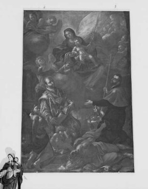 Die Madonna erscheint den heiligen Ignatius und Franz Xaver