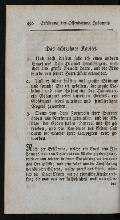 Das achtzehnte Kapitel
