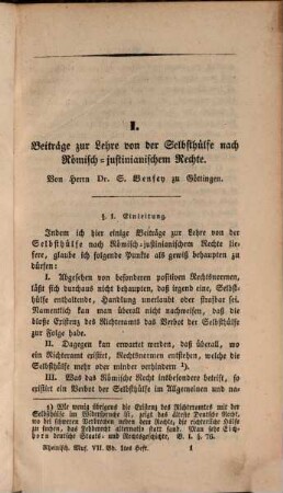 Rheinisches Museum für Jurisprudenz. 7. 1835