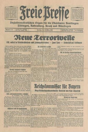 Freie Presse 1933 (Nr. 58)