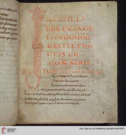 Inhaltsverzeichnis (Capitulae) Buch I