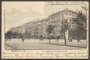 Ansichtskarte Wohngebäude, „Horn Strasse a. d. Grossbeeren Strasse“