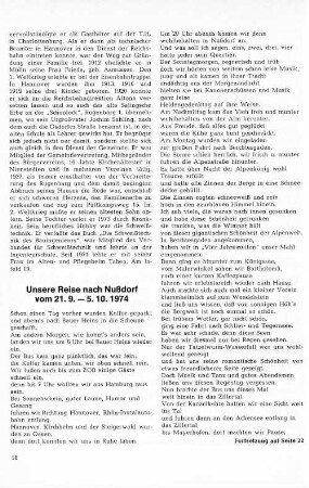 Unsere Reise nach Nußdorf vom 21.9. - 5.10.1974