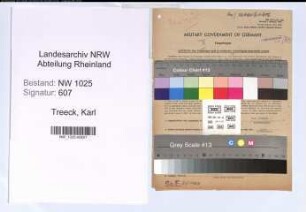 Entnazifizierung Karl Van Treeck , geb. 04.02.1886 (Haendler)