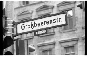 Kleinbildnegativ: Großbeerenstraße, 1977