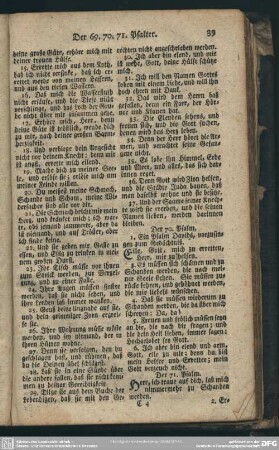 Der 71. Psalm