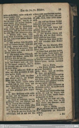 Der 71. Psalm