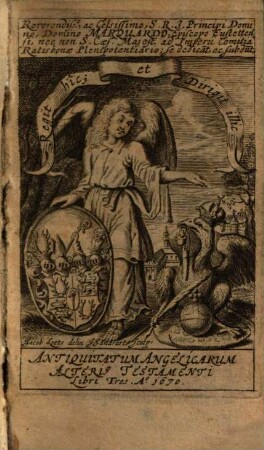 Antiquitatum Angelicarum Alteris Testamenti Libri Tres