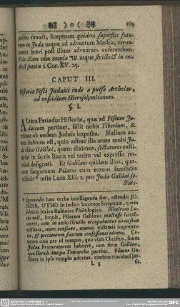 Caput III. Historia Fisci Judaici inde a pulso Archelao, ad exscidium Hierosolymitanum
